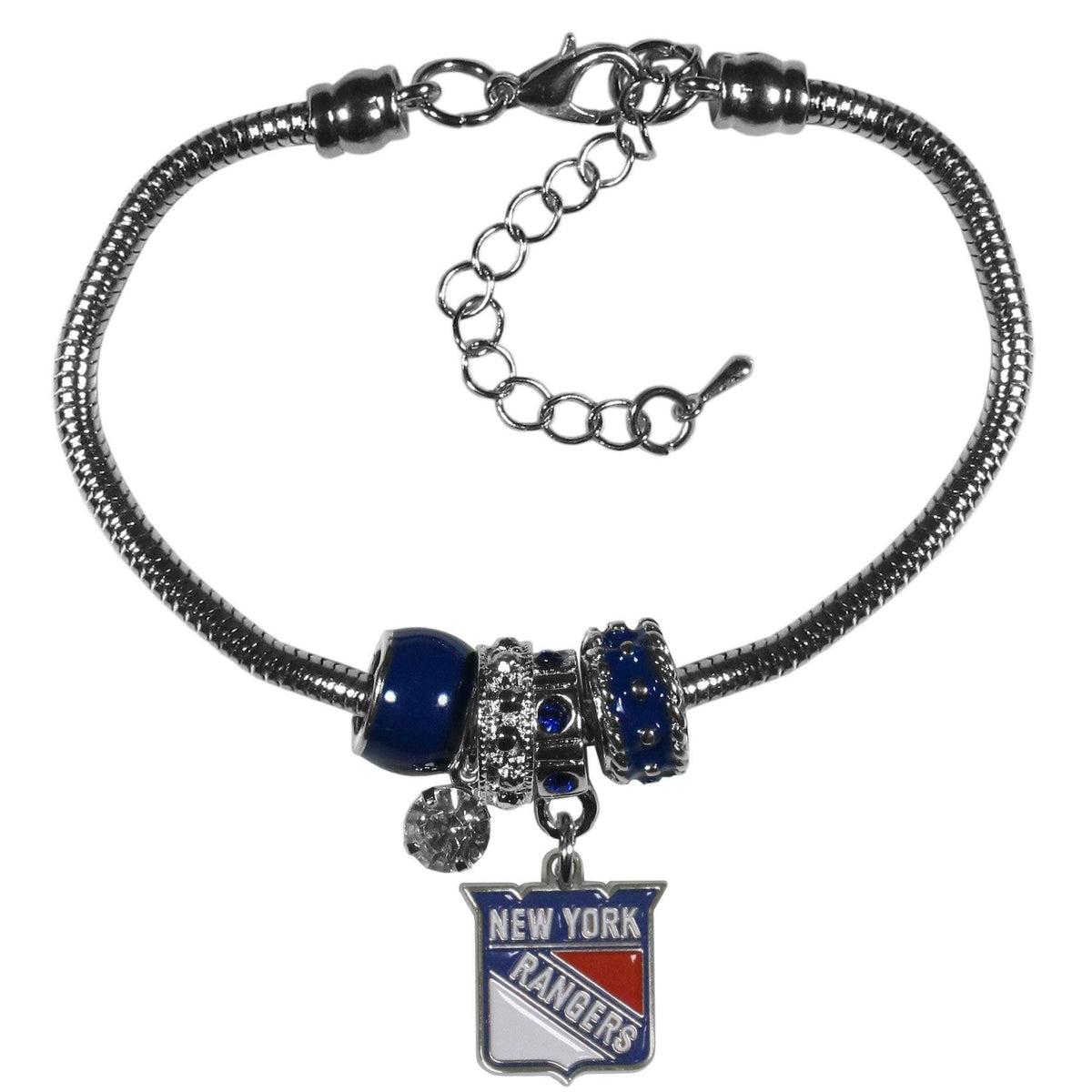 New York Rangers® Euro Bead Bracelet - Flyclothing LLC
