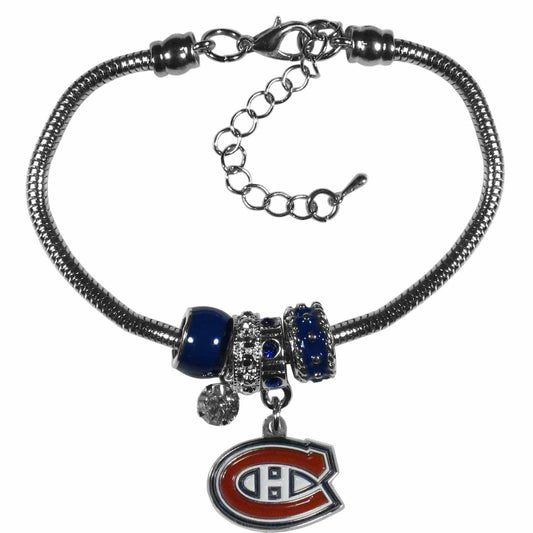 Montreal Canadiens® Euro Bead Bracelet - Siskiyou Buckle