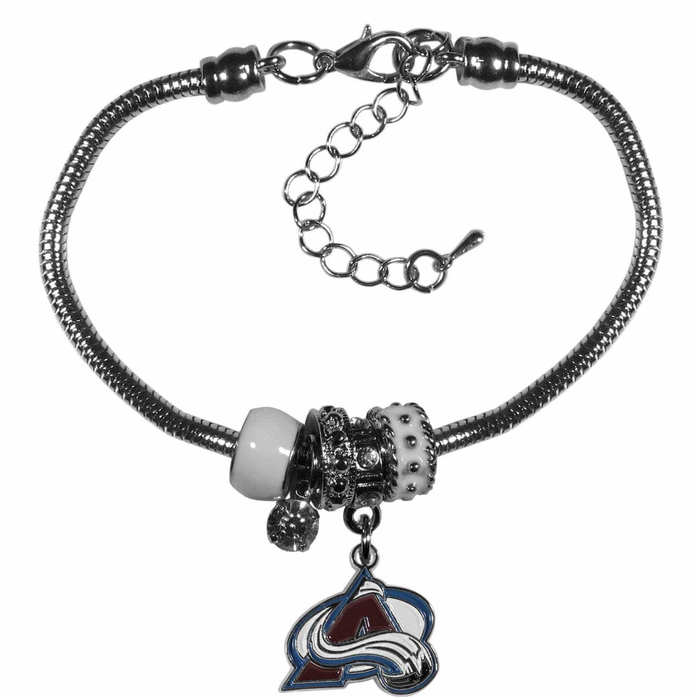 Colorado Avalanche® Euro Bead Bracelet - Siskiyou Buckle