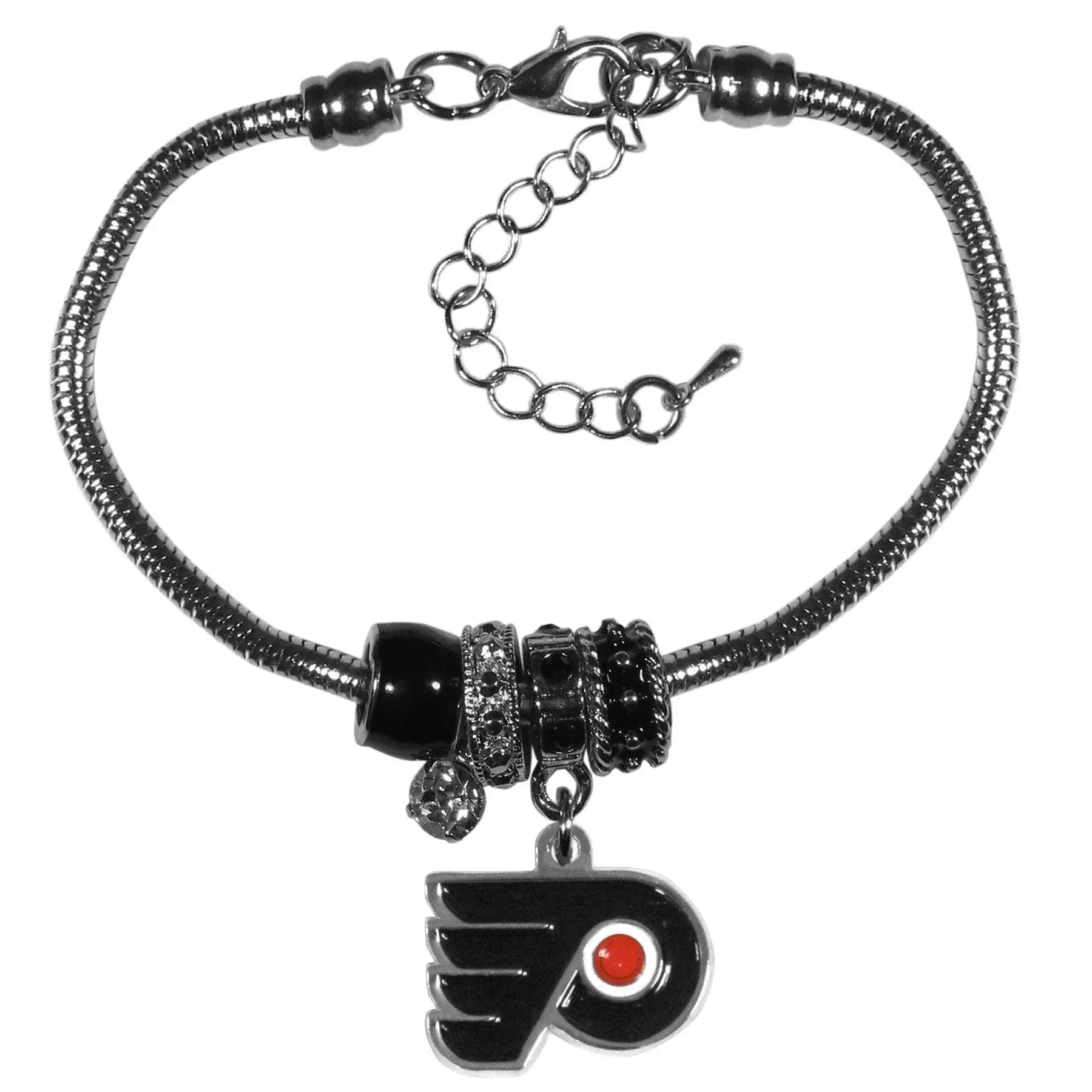 Philadelphia Flyers® Euro Bead Bracelet - Siskiyou Buckle - Flyclothing LLC
