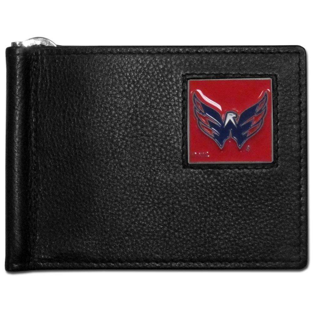 Washington Capitals® Leather Bill Clip Wallet - Siskiyou Buckle - Flyclothing LLC