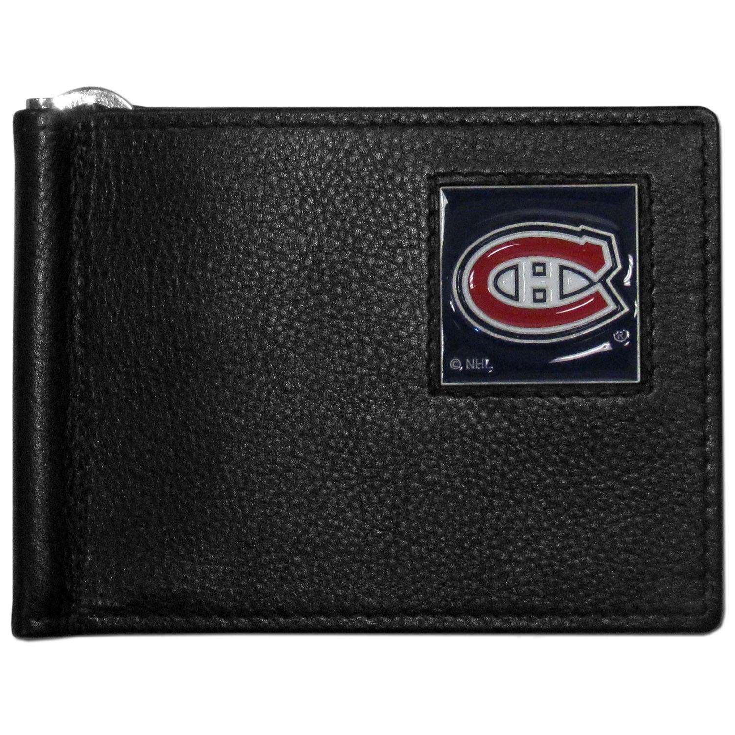 Montreal Canadiens® Leather Bill Clip Wallet - Flyclothing LLC