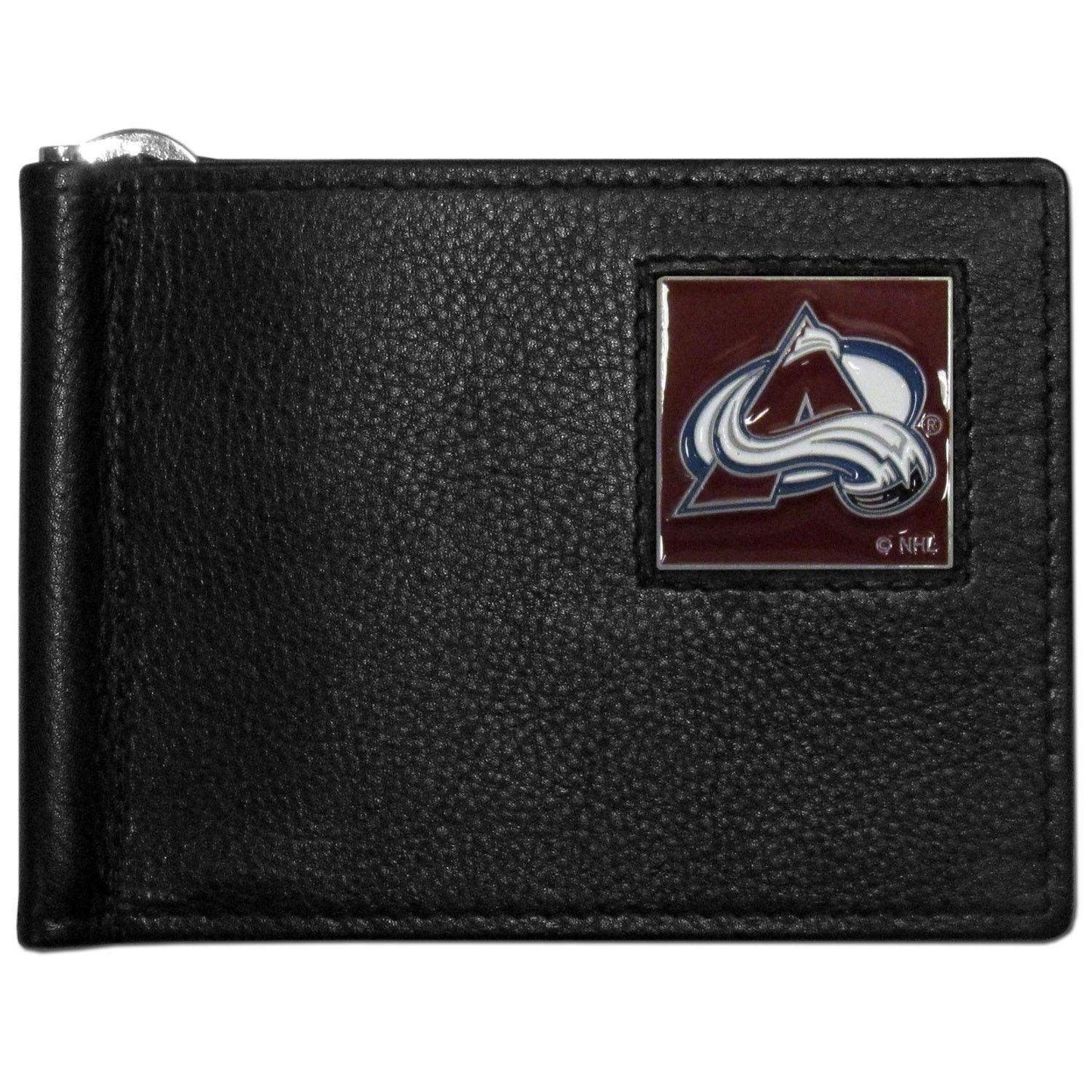 Colorado Avalanche® Leather Bill Clip Wallet - Siskiyou Buckle - Flyclothing LLC