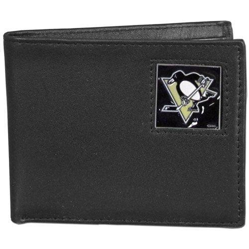 Pittsburgh Penguins® Leather Bi-fold Wallet - Siskiyou Buckle