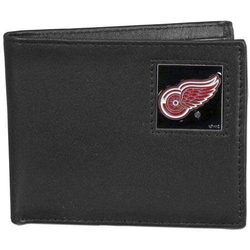 Detroit Red Wings® Leather Bi-fold Wallet - Siskiyou Buckle