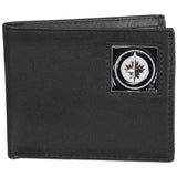 Winnipeg Jets™ Leather Bi-fold Wallet Packaged in Gift Box - Siskiyou Buckle