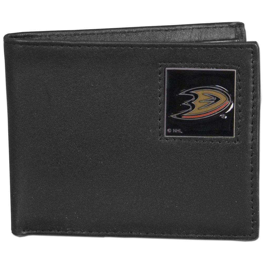 Anaheim Ducks® Leather Bi-fold Wallet - Siskiyou Buckle - Flyclothing LLC