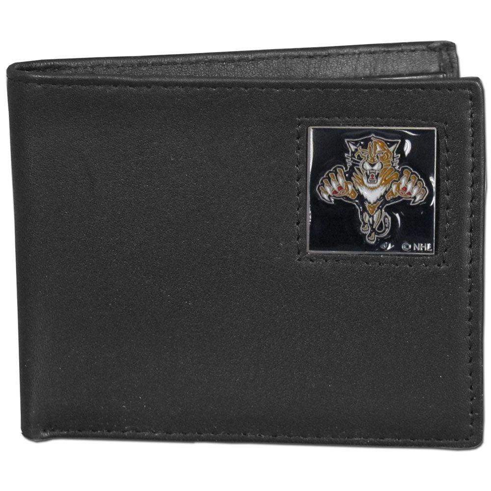 Florida Panthers® Leather Bi-fold Wallet - Siskiyou Buckle - Flyclothing LLC
