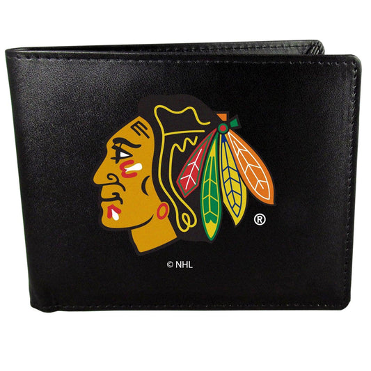 Chicago Blackhawks® Bi-fold Wallet Large Logo - Siskiyou Buckle