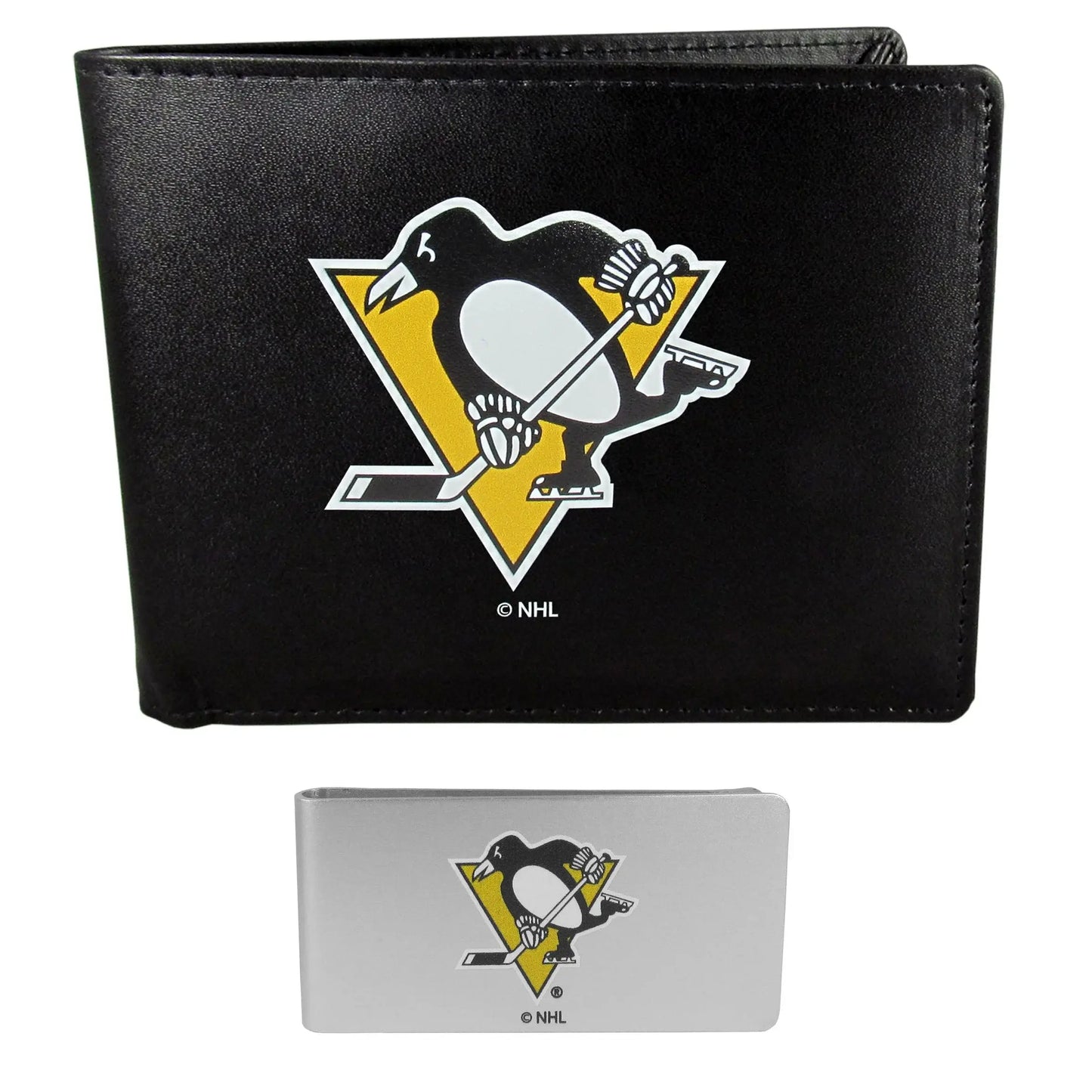 Pittsburgh Penguins Bi-fold Wallet & Money Clip - Siskiyou Buckle - Flyclothing LLC