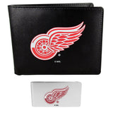 Detroit Red Wings Bi-fold Wallet & Money Clip - Siskiyou Buckle