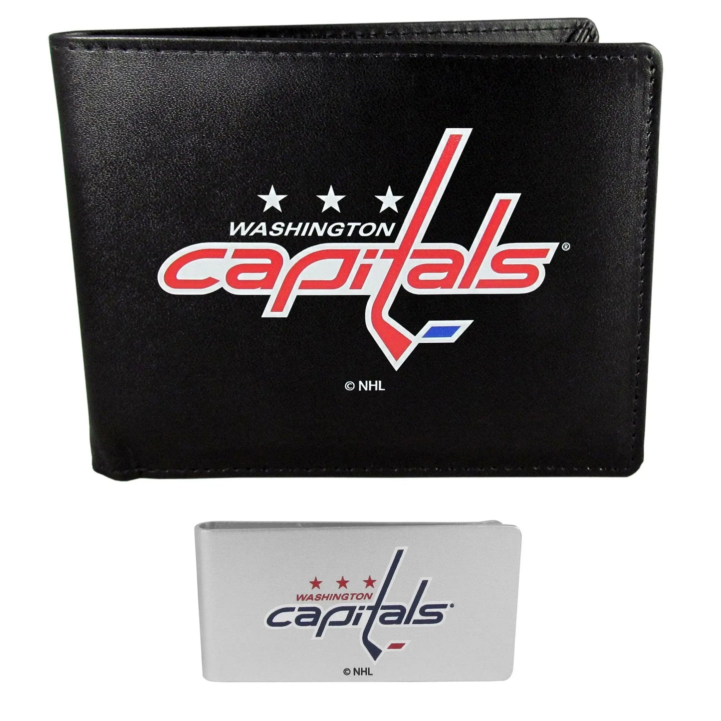 Washington Capitals Bi-fold Wallet & Money Clip - Siskiyou Buckle - Flyclothing LLC