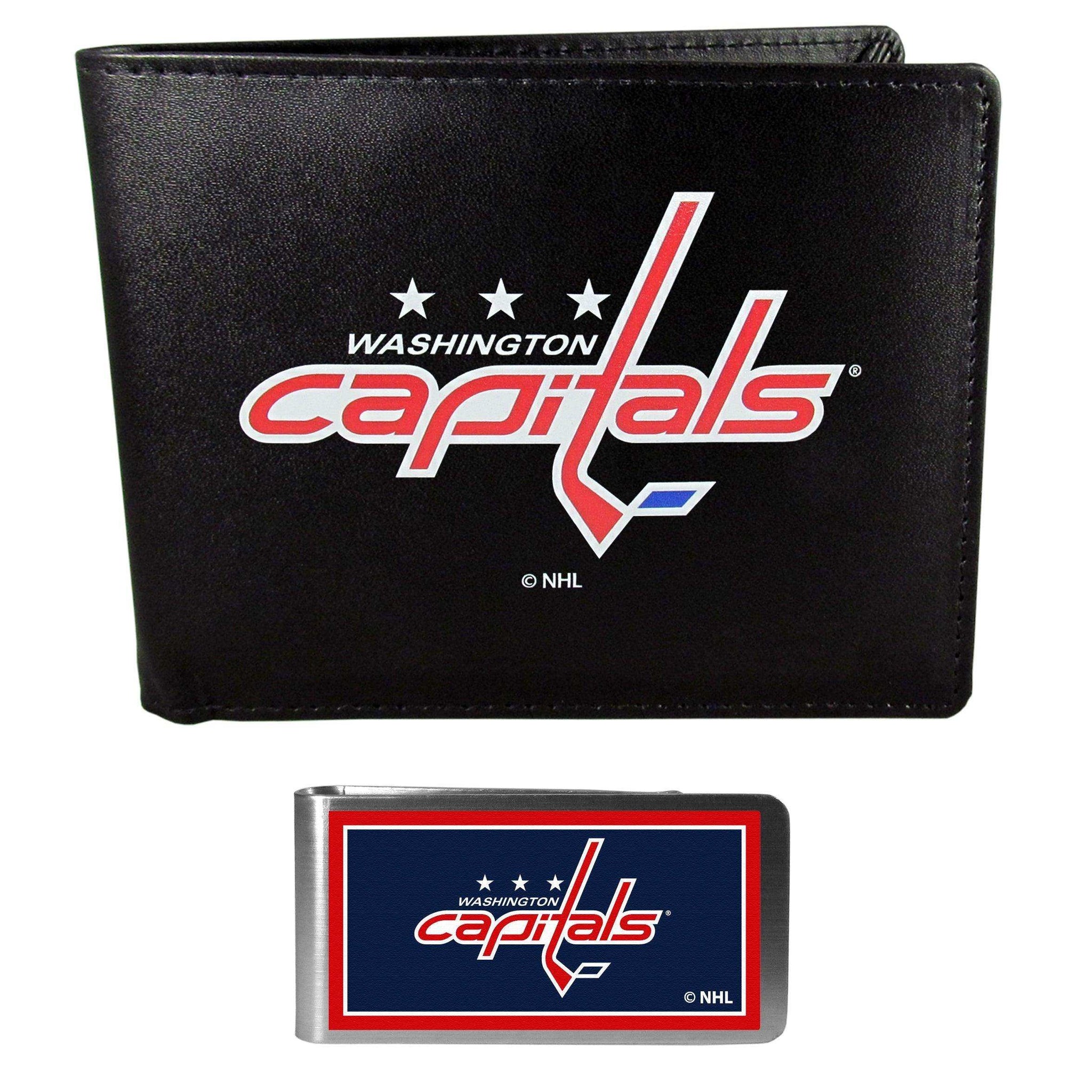 Washington Capitals Bi-fold Wallet & Color Money Clip - Siskiyou Buckle - Flyclothing LLC