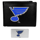 St. Louis Blues Bi-fold Wallet & Money Clip - Siskiyou Buckle
