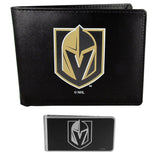 Vegas Golden Knights Bi-fold Wallet & Black Money Clip - Siskiyou Buckle