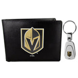 Vegas Golden Knights Bi-fold Wallet & Steel Key Chain - Siskiyou Buckle