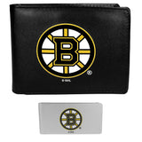Boston Bruins Bi-fold Wallet & Money Clip - Siskiyou Buckle