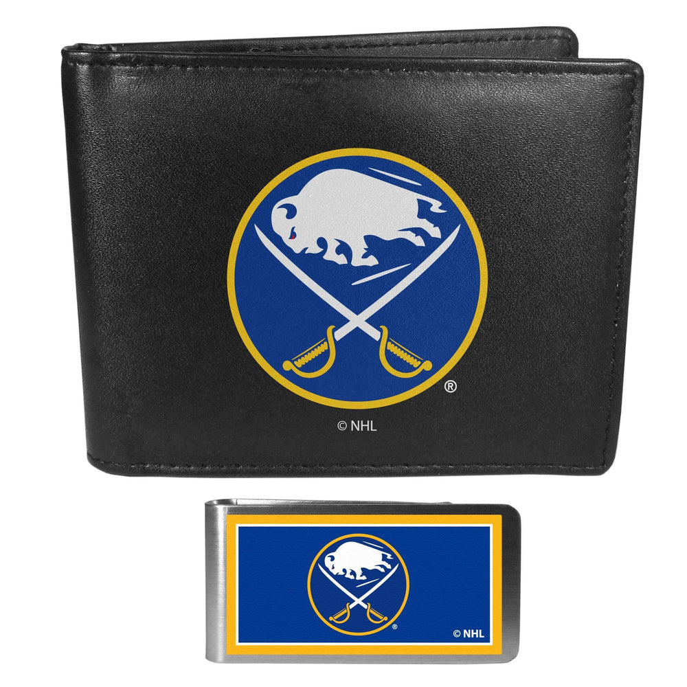 Buffalo Sabres Bi-fold Wallet & Color Money Clip - Siskiyou Buckle