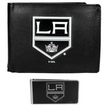 Los Angeles Kings Bi-fold Wallet & Black Money Clip - Siskiyou Buckle