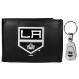 Los Angeles Kings Bi-fold Wallet & Steel Key Chain - Siskiyou Buckle