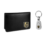 Vegas Golden Knights Weekend Bi-fold Wallet & Steel Key Chain - Siskiyou Buckle