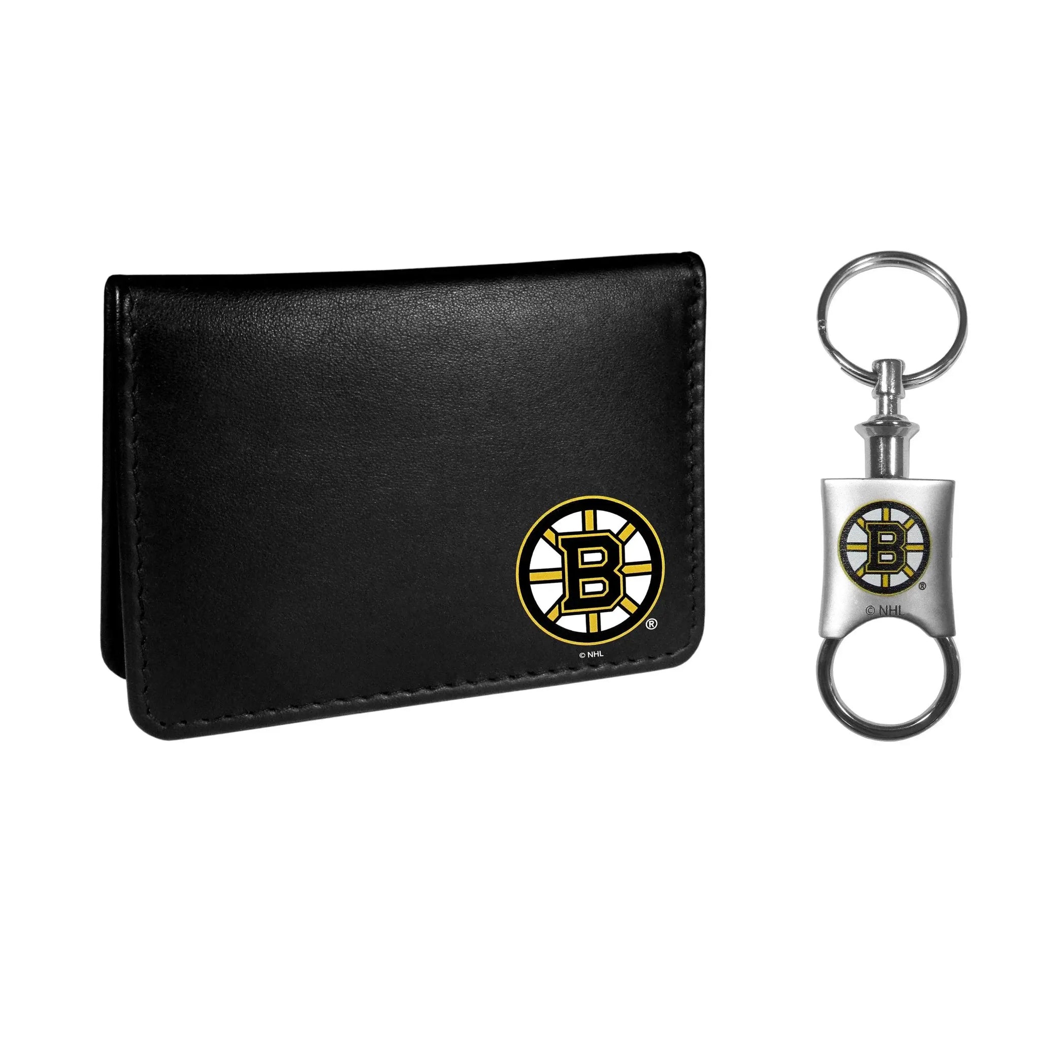 Boston Bruins Weekend Bi-fold Wallet & Valet Key Chain - Siskiyou Buckle - Flyclothing LLC