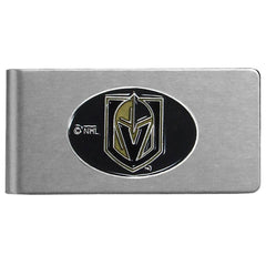 Las Vegas Golden Knights® Brushed Metal Money Clip - Siskiyou Buckle