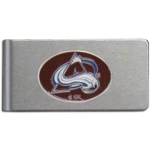 Colorado Avalanche® Brushed Metal Money Clip - Siskiyou Buckle - Flyclothing LLC