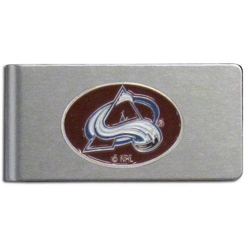Colorado Avalanche® Brushed Metal Money Clip - Siskiyou Buckle