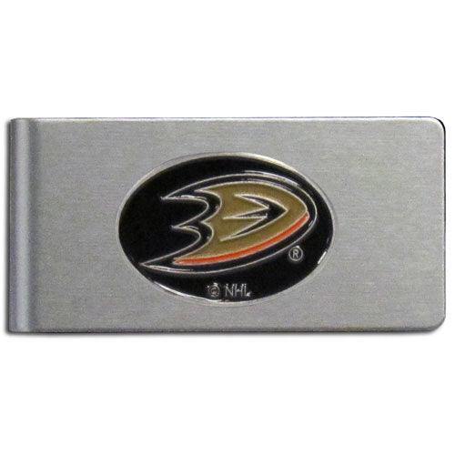 Anaheim Ducks® Brushed Metal Money Clip - Siskiyou Buckle