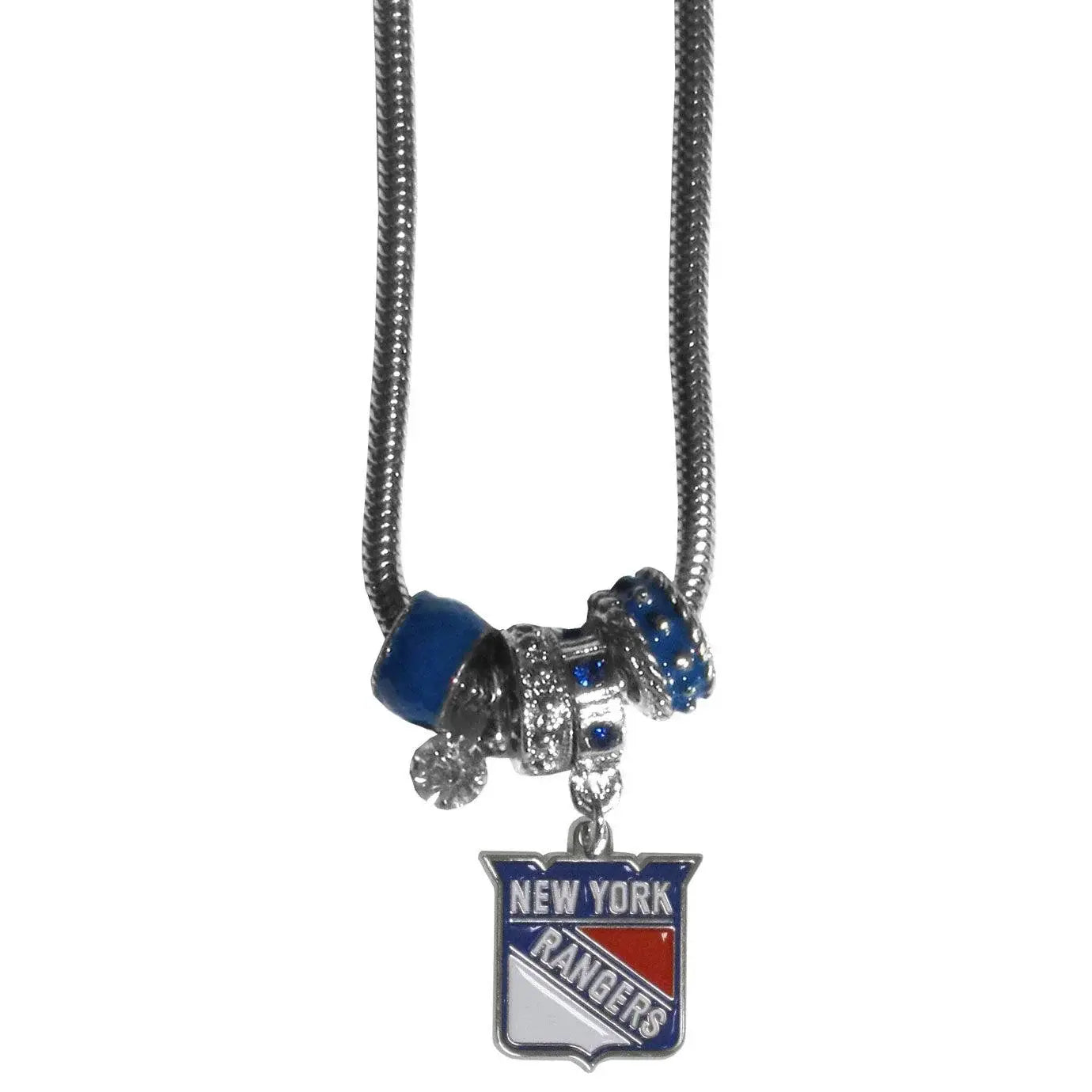 New York Rangers® Euro Bead Necklace - Siskiyou Buckle - Flyclothing LLC