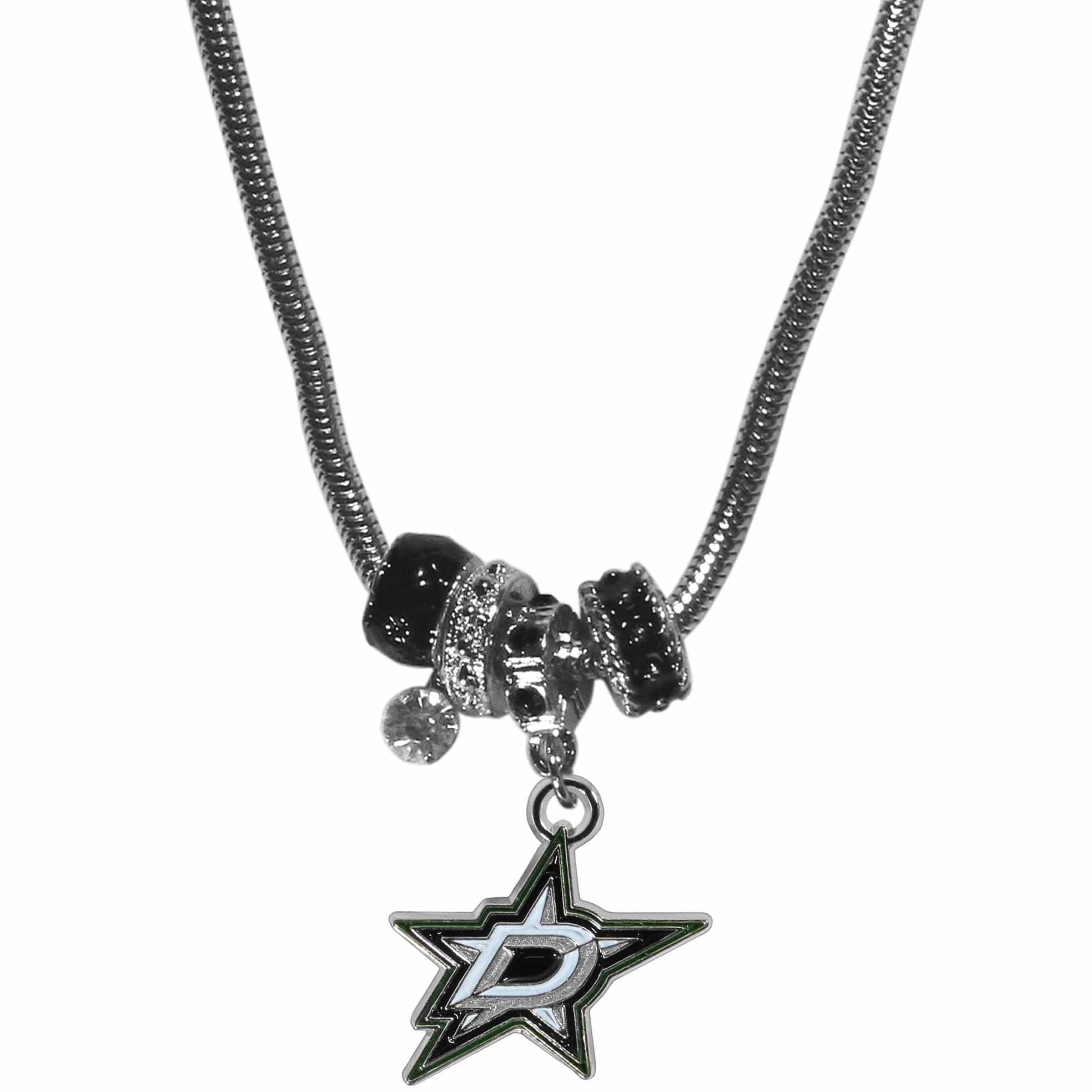 Dallas Stars™ Euro Bead Necklace - Siskiyou Buckle - Flyclothing LLC