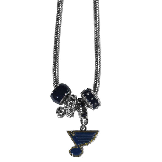 St. Louis Blues® Euro Bead Necklace - Flyclothing LLC