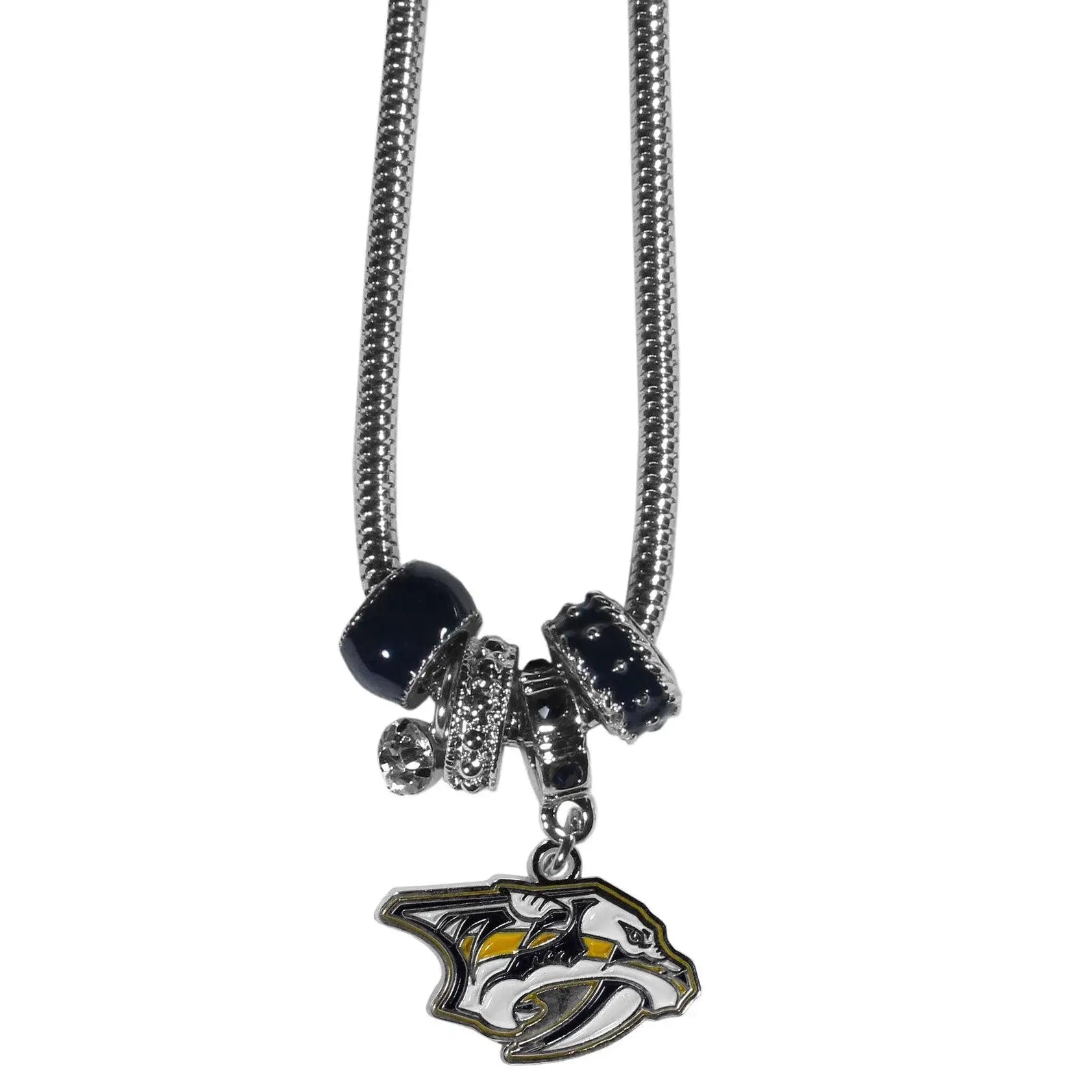 Nashville Predators® Euro Bead Necklace - Siskiyou Buckle - Flyclothing LLC