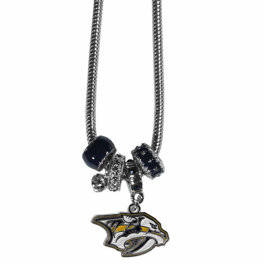 Nashville Predators® Euro Bead Necklace - Siskiyou Buckle