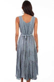 Scully ASH GREY LACE FRONT DRESS - Scully Leather - Flyclothing LLC