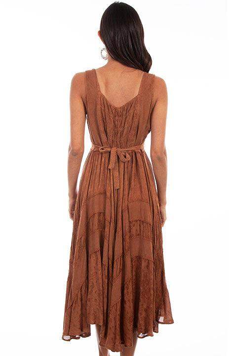Scully BEIGE LACE FRONT DRESS - Scully Leather - Flyclothing LLC