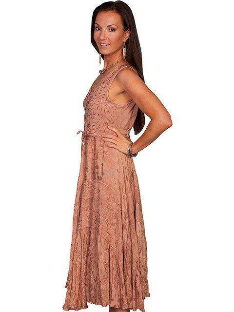 Scully BEIGE LACE FRONT DRESS - Scully Leather - Flyclothing LLC