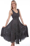 Scully GUN METAL LACE FRONT DRESS - Scully Leather