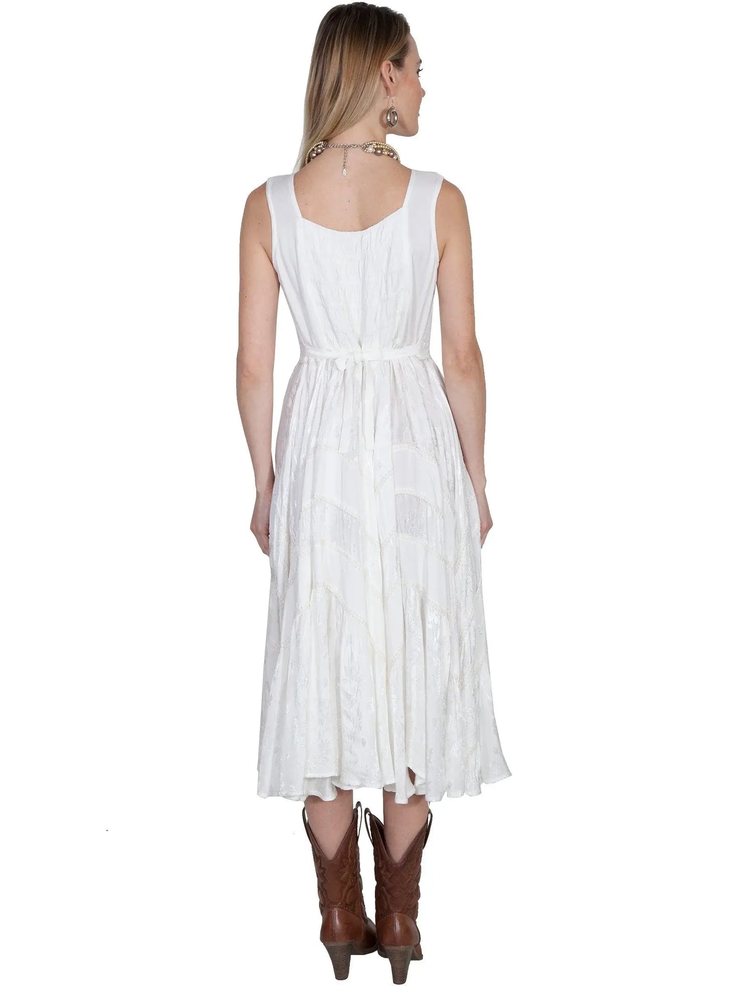 Scully IVORY LACE FRONT DRESS - Scully Leather - Flyclothing LLC
