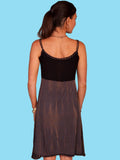 Scully BLACK COTTON EMB. DRESS - Scully Leather