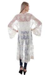 Scully IVORY LONG SLEEVE LACE CARDIGAN - Flyclothing LLC