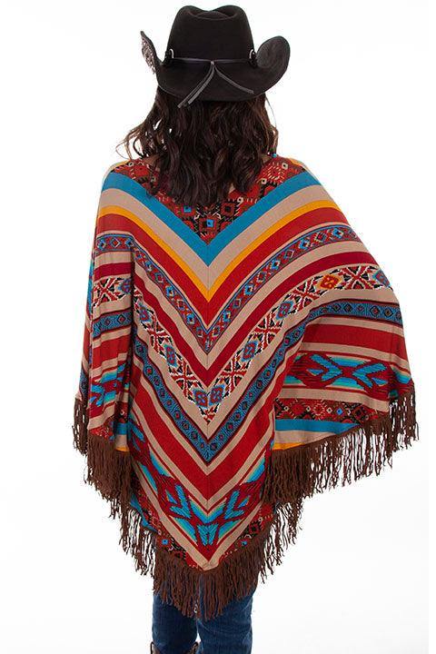 Scully SERAPE PONCHO W/MITERED SEAMS - Flyclothing LLC