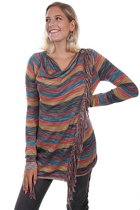 Scully MULTI FRINGE CROSSOVER STYLE W/BUTTONS - Flyclothing LLC