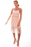 Scully ROSE LINED TIERED LACE DRESS W/ADJ. STRAP - Scully Leather