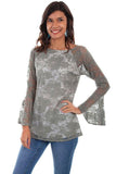 Scully SAGE LINED LACE TUNIC - Scully Leather