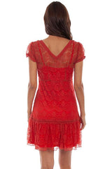 Scully SUNSET CAP SLEEVES LACE DRESS - Flyclothing LLC