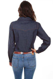 Scully DENIM BUTTON FRONT SAWTOOTH POCKETS - Scully Leather - Flyclothing LLC