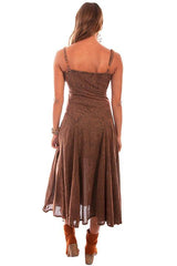 Scully COPPER LONG COTTON DRESS - Flyclothing LLC