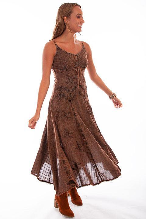 Scully COPPER LONG COTTON DRESS - Scully Leather